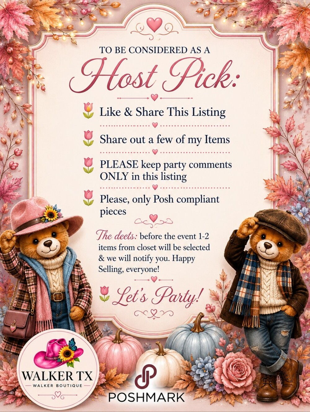 8/30 9pm Central- Hosting "FALL READY" Posh Party - Picture 3 of 7